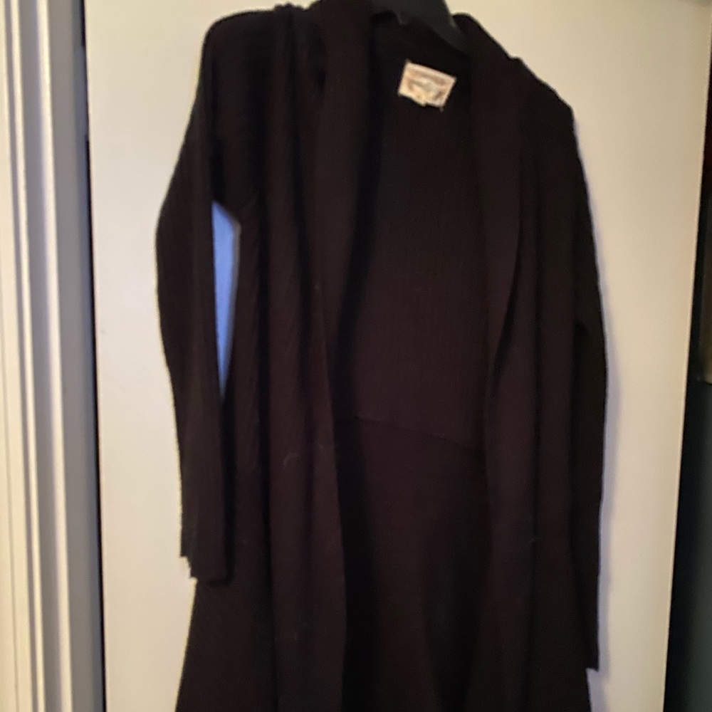 Black Knit Cardigan